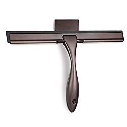 Hiware All-Purpose Shower Squeegee for Shower Doors, Bathroom, Window and Car Glass - Bronze, Stainless Steel, 10 Inches