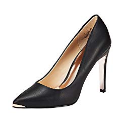 JENN ARDOR Women's Closed Pointed Toe Pumps Stiletto High Heels Office Lady Wedding Party Dress Heeded Shoes Black 8 (9.7in)