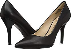 Nine West Women's FIFTH9X Fifth Pointy Toe Pumps, Black Calf Leather - 7 B(M) US