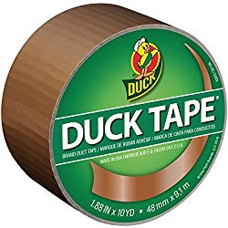 Duck 284571 Color Duct Tape, 1.88 Inches x 10 Yards, 1 Roll, Bronze