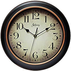 Infinity Instruments 14877BG-2732 Precedent Silent Sweep 12 inch Wall Clock