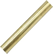 1 Pcs 19mm / 3/4 Inch Solid Round Brass Rod Lathe Bar Stock Kit, 3/4 Inch in Diameter 4 Inch in Length