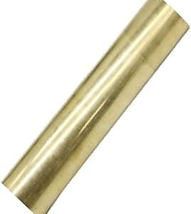 1 Pcs 25mm / 1 Inch Solid Round Brass Rod Lathe Bar Stock Kit, 1 Inch in Diameter 4 Inch in Length