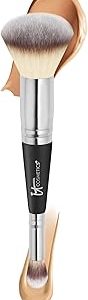 IT Cosmetics Heavenly Luxe Complexion Perfection Brush #7 - Foundation & Concealer Brush in One - Soft Bristles - Pro-Hygienic & Ideal for Sensitive Skin Multicolor